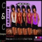 Promo !!! C&C Mesh Dress Melinda ( Hud 5 Styles ) 