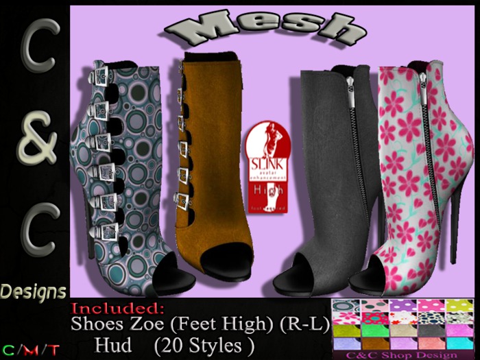 C&C Mesh Shoes (Zoe Hud 20 Styles)