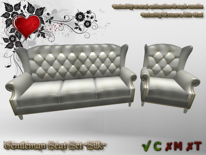 Gentleman Seat Set "Silk"