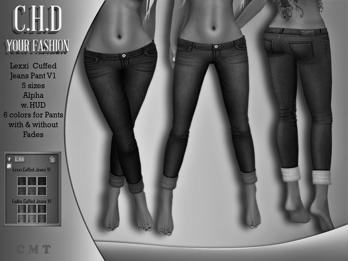 Demo [C.H.D] Lexxi Cuffed Jeans Pant