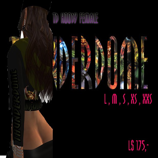 THUNDERDOME HOODY VAMPIRE FEMALE