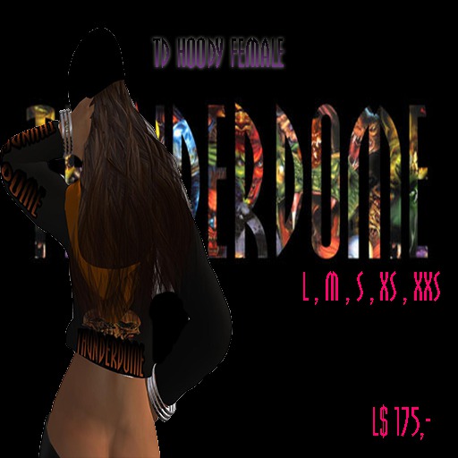 THUNDERDOME HOODY SKULL FEMALE