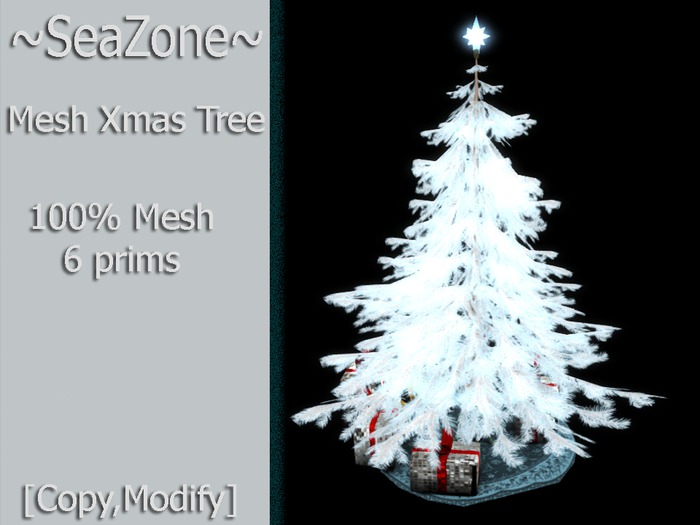 ~SeaZone~ Mesh Xmas Tree [Copy,Modify]