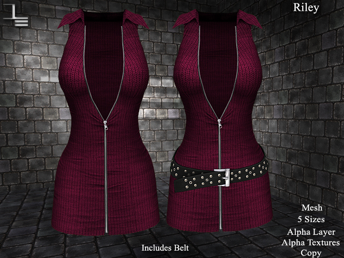 DE Designs - Riley - Purple Sweater