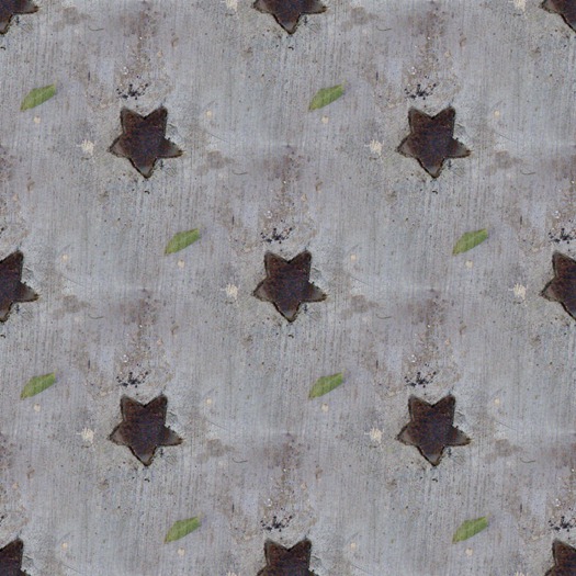 FLOOR CEMENT STARS   sl