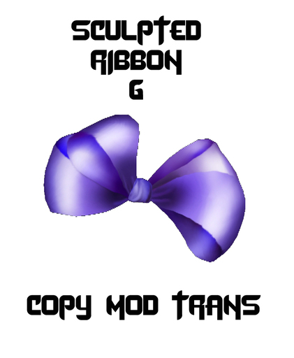*SW* Sculpted Accessory Bow / Ribbon 6
