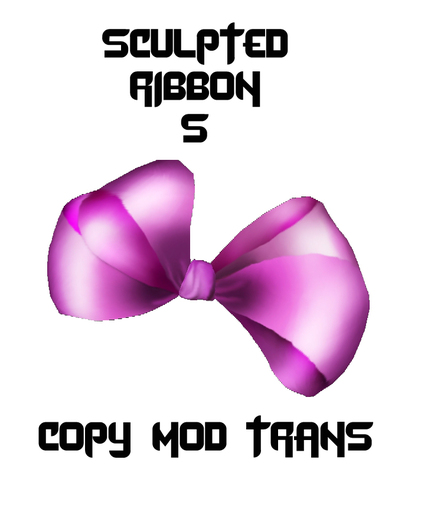 *SW* Sculpted Accessory Bow / Ribbon 05