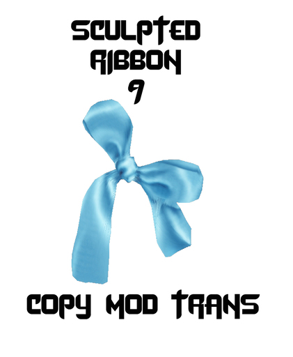 *SW* Sculpted Accessory Bow / Ribbon 09