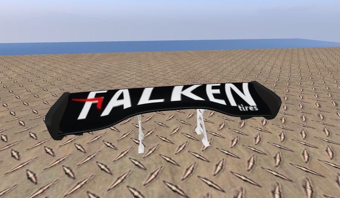 spoiler tunning negro falken mp