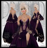 ::DBL:: Resplendent Gown ~ Aubergine* w/ Tango Appliers 