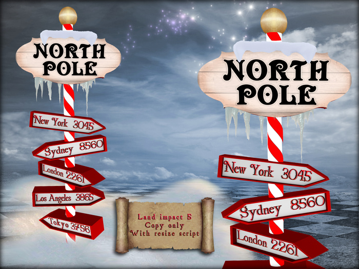 Boudoir Christmas -North Pole Sign
