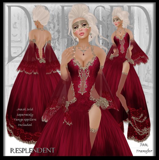 ::DBL:: Resplendent Gown ~ Aubergine*