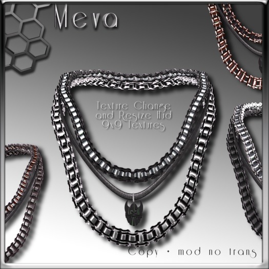 Meva Big Necklace Horn Box V3