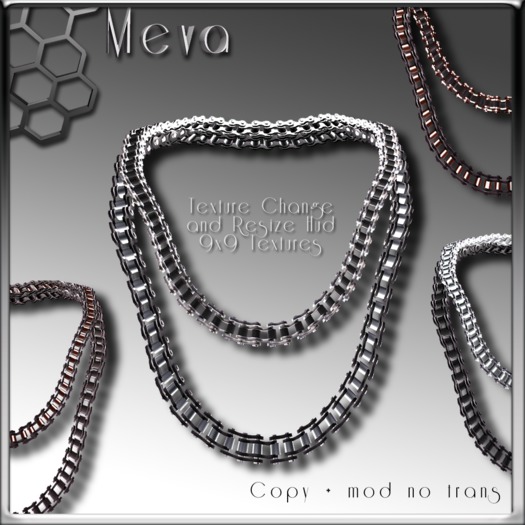 Meva Big Necklace Horn Box V3