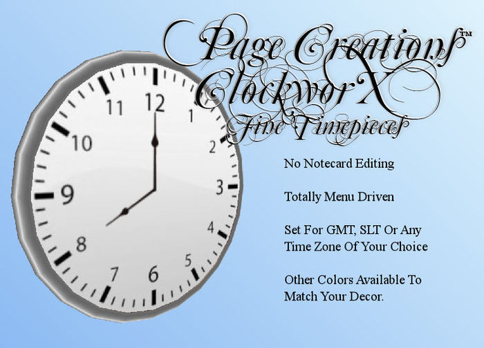 Round Wall Clock (Standard) - Brushed Metal