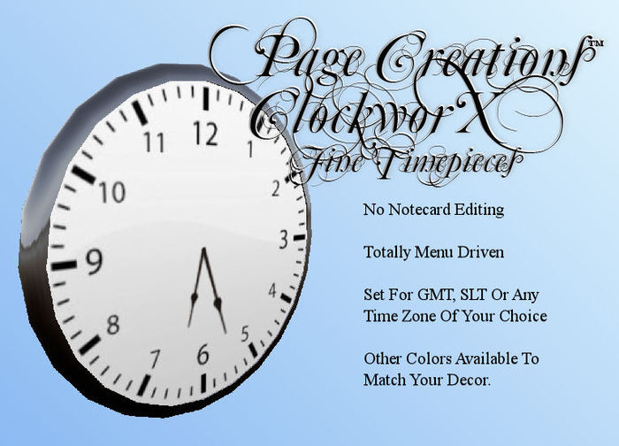 Round Wall Clock (Standard) - Black