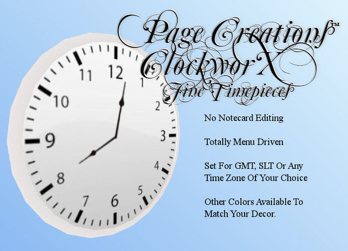 Round Wall Clock (Standard) - White