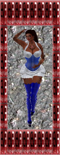 Blue Corset