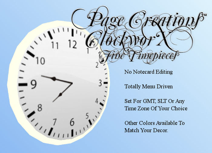 Round Wall Clock (Standard) - Ivory
