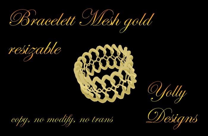 Gitterarmband gold