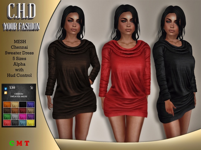 [C.H.D] Chennai Sweater Dress