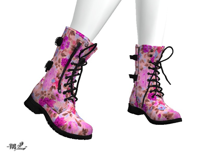 -mL- Natalia Boots - Pink