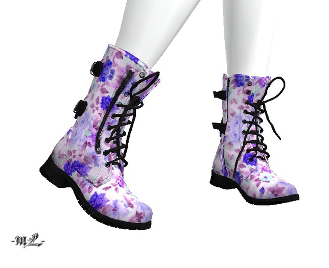 -mL- Natalia Boots - Blue