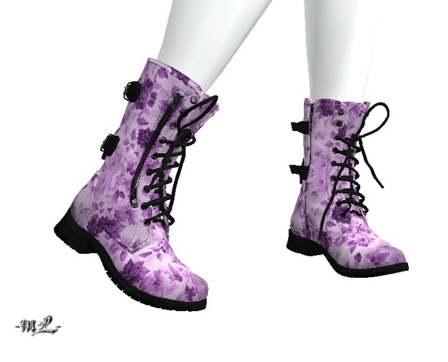 -mL- Natalia Boots - Purple