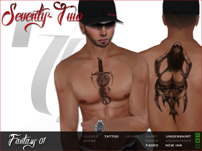 72 : Fantasy01 Tattoo