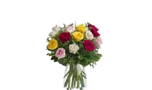 Mixed Roses in Vase No. 2