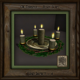 Pine Wreath Candle Ai