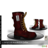 Immerschoen-BodyCult H MESH Combat Boots Beth red