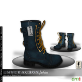 Immerschoen-BodyCult H MESH Combat Boots Beth blue
