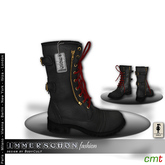 Immerschoen-BodyCult H MESH Combat Boots Beth black