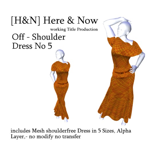 [H&N]Off Shoulder Dress No 1
