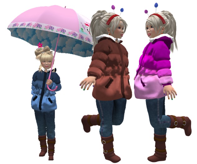 LITTLE GIRL - WINTER OUTFIT 1-PADDED COAT