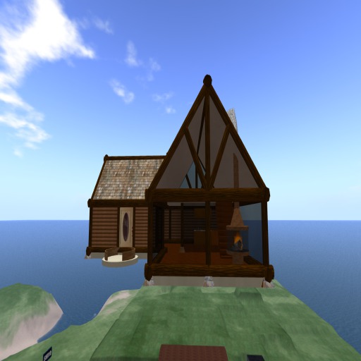 The Country Log Cabin  boxed
