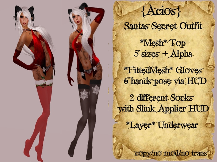 DISCOUNT {Acios} Santas Secret