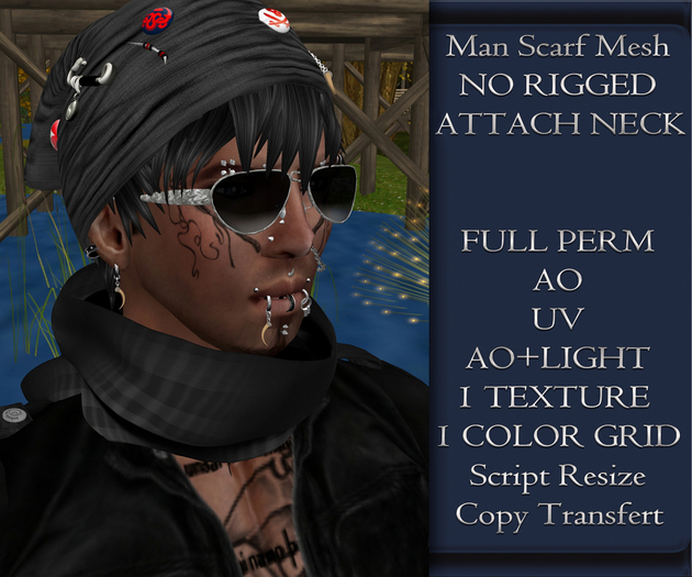 SCARF MESH FULL