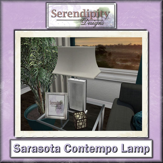 Serendipity Designs - Sarasota Contempo Lamp