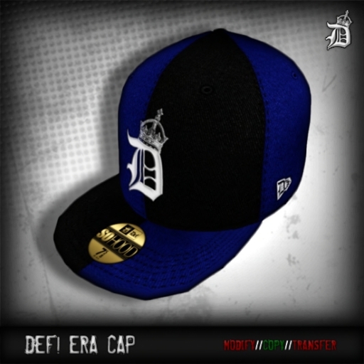 DEF! Era Cap / D Crown / Black & Blue