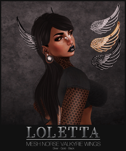 *LoleTTa* Mesh Norse Valkyrie Wings