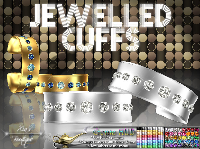 Jeweled Cuffs Bangles