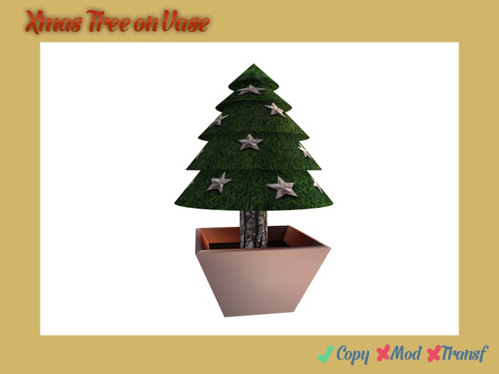 {LT} - Xmas Tree on Vase
