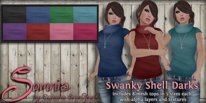 .: Somnia :. Swanky Shell Darks {Crated}