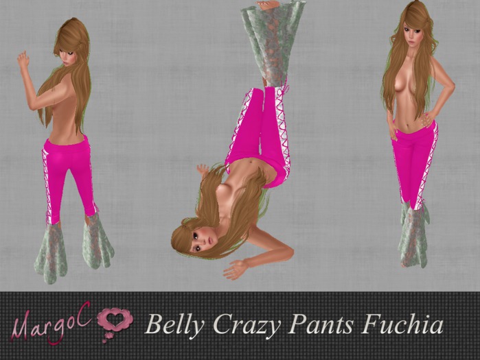 Belly Crazy Pants Fuchia- MargoC