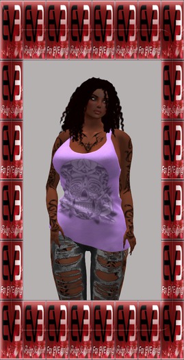 Skull Pink TOP