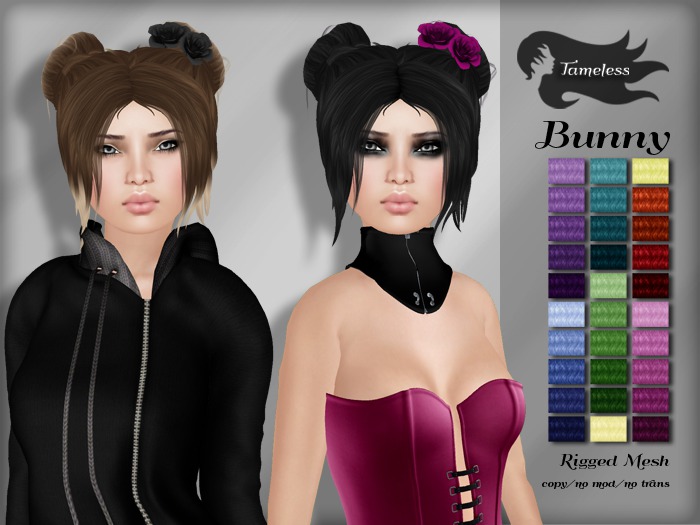 *NEW RELEASE* Tameless Hair Bunny (MESH) - Fantasy