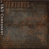[IMP029] 30 Corroded Perforated Industrial Steel Plate Textures from E&D ENGINEERING