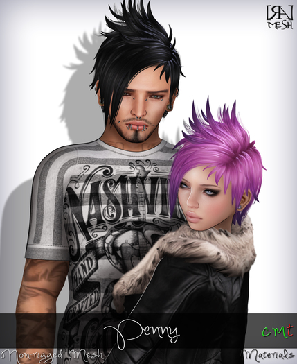 [RA] Penny Hair - Reds 